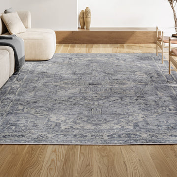 Jerica modern Persian Vintage Medallion Area Rug